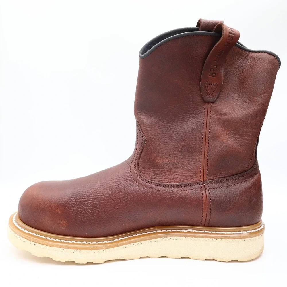 Irish Setter Boots Mens 13 EE Ashby Leather Work Safety Toe 83908 Brown NIB